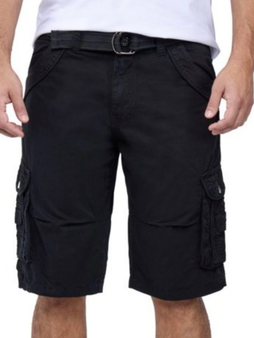 Men’s XRay Belted Double Pockrt Bermuda Cargo Shorts Size 54